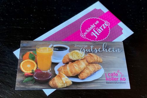 Frühstück Gutschein | Cafe Koller AG