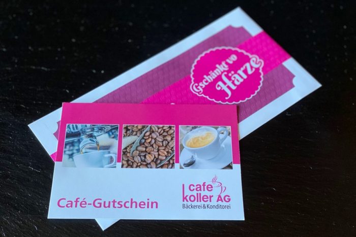 Kaffee Gutschein | Cafe Koller AG